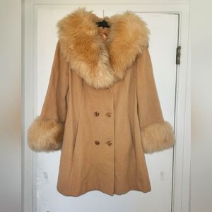 Vintage Montgomery Ward Penny Lane Union label ILGWU Coat